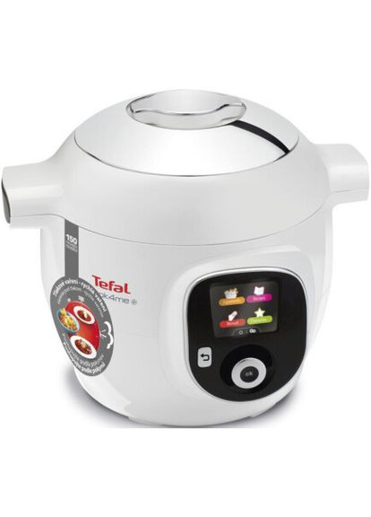 Мультиварка-скороварка Cook4Me +, 1600Вт, чаша-6л, електронне керув., пластик, Tefal (344558146)