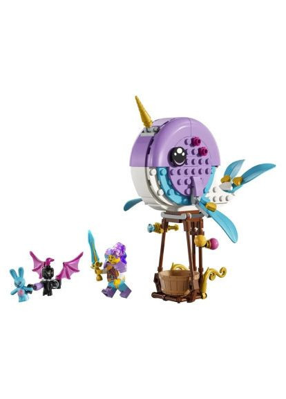 Конструктор DREAMZzz Повітряна куля Іззі «Нарвал» 156 деталей (71472) Lego DREAMZzz Повітряна куля Іззі Нарвал 156 деталей (366656480)