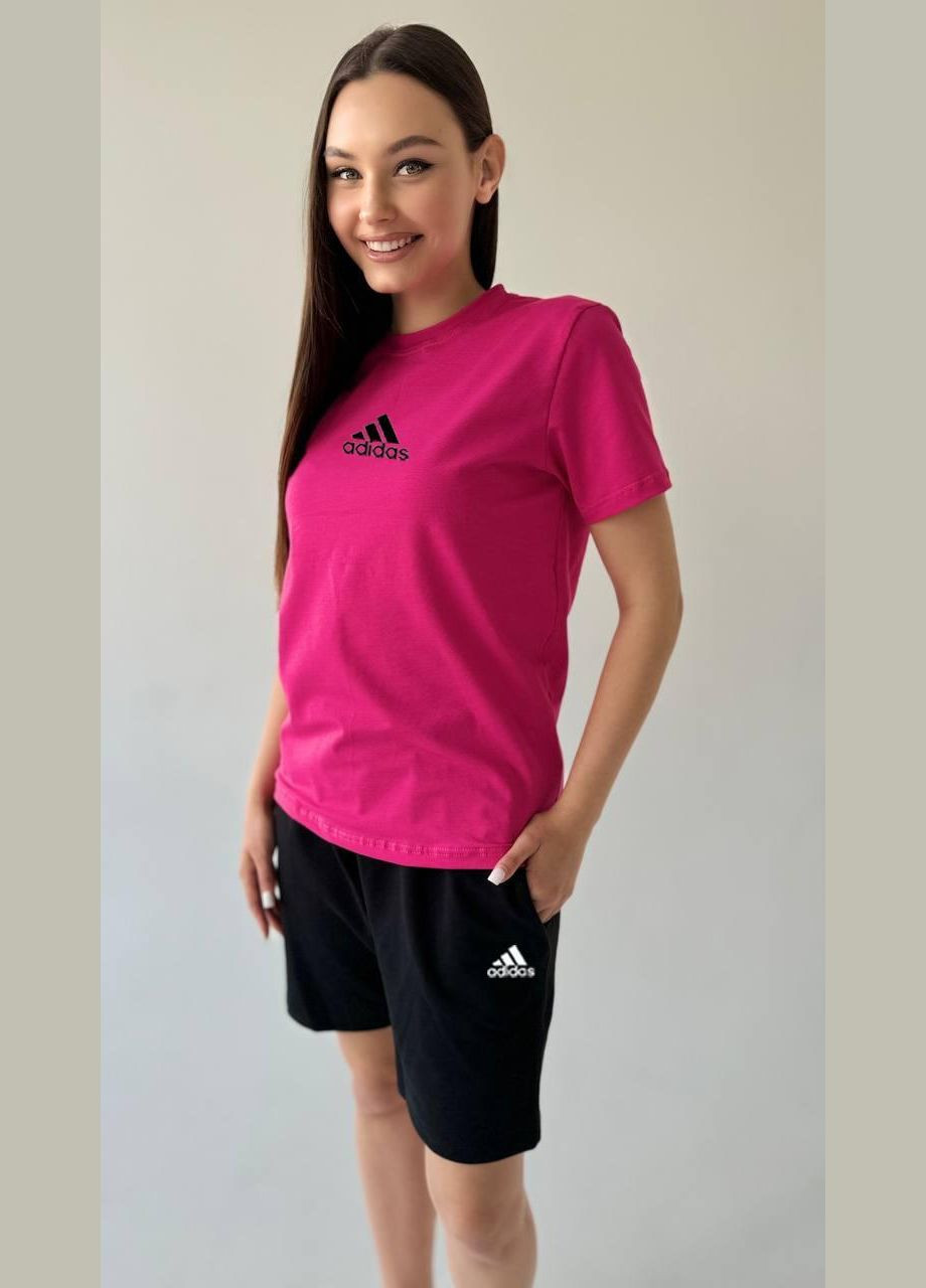 Женский летний розовый комплект No Brand (367982303)