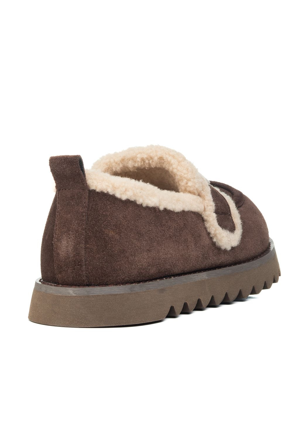 Зимние туфли темнокоричневая (2102ц) Marigo из натуральной замши