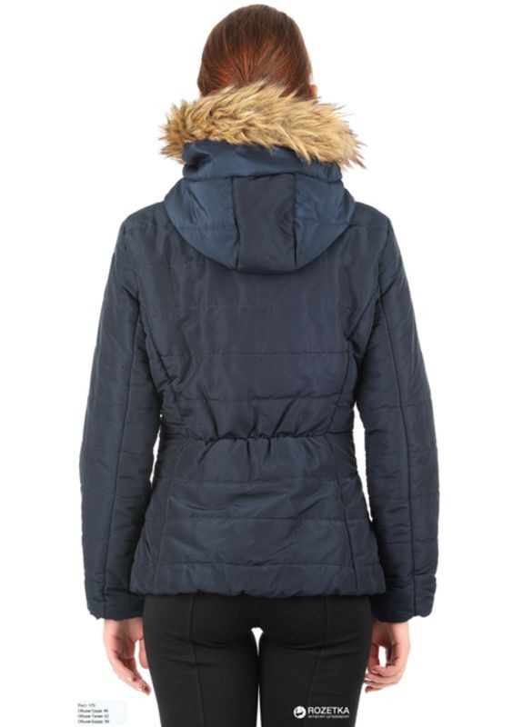 Темно-синий зимний Пуховик аляска H&M