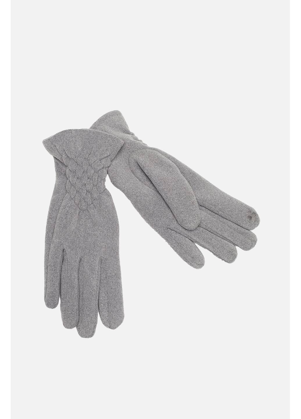 Рукавички жіночі колір світло-сірий ЦБ-00285127 Ronaerdo (366421798)
