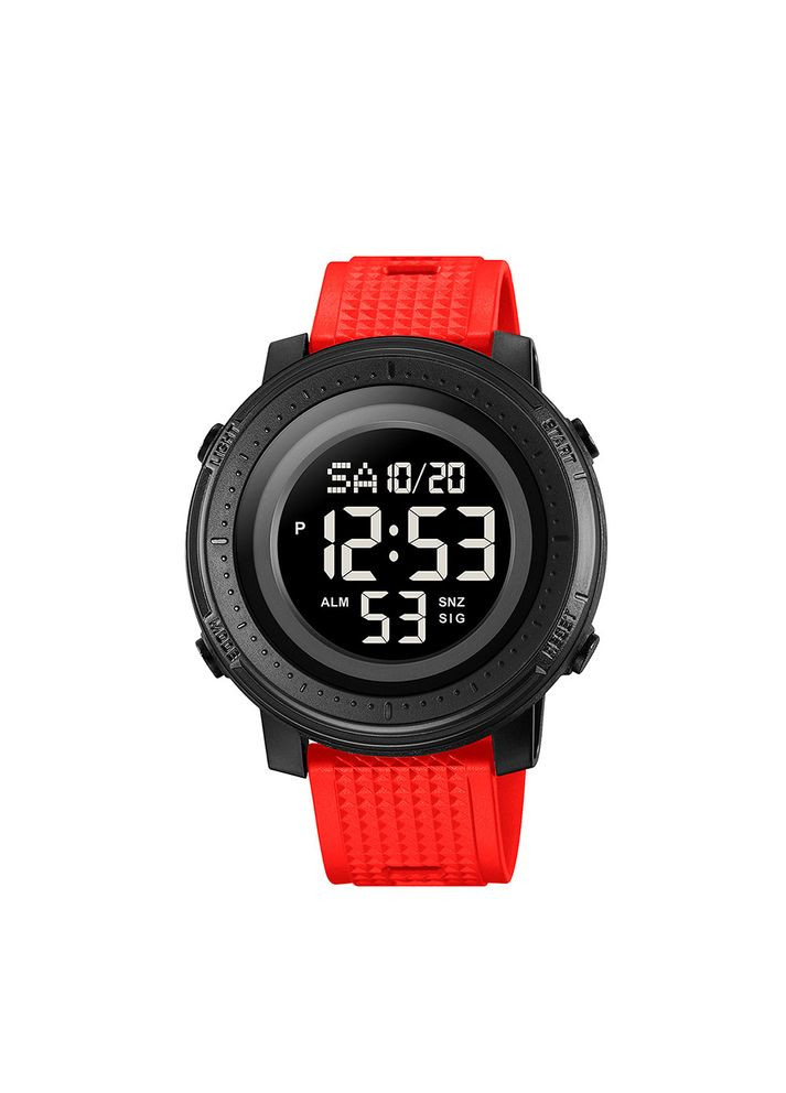 Часы 2215RD Red для мужчин с водонепроницаемостью 50м электронные спортивные часы с будильником ProDobro (367266984)