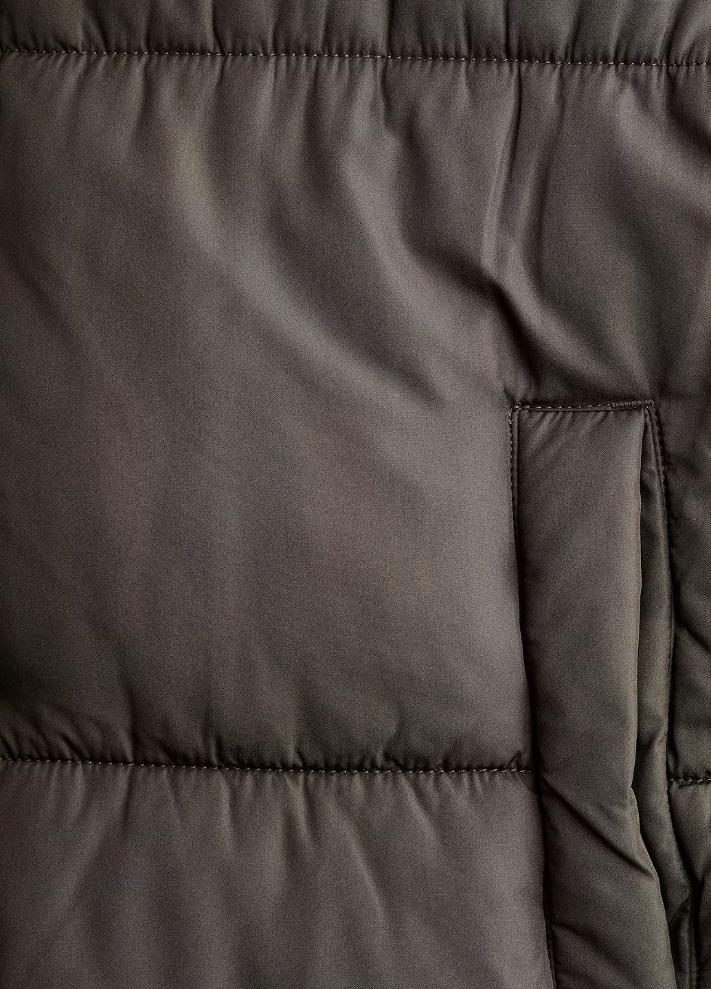 Темно-коричнева зимня куртка H&M