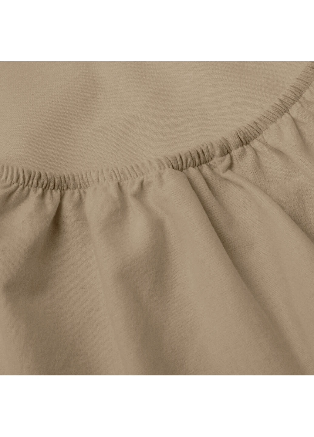 Простыня на резинке фланель 200х220 MOCHA CREAM (4822052489161) Cosas (392184235)
