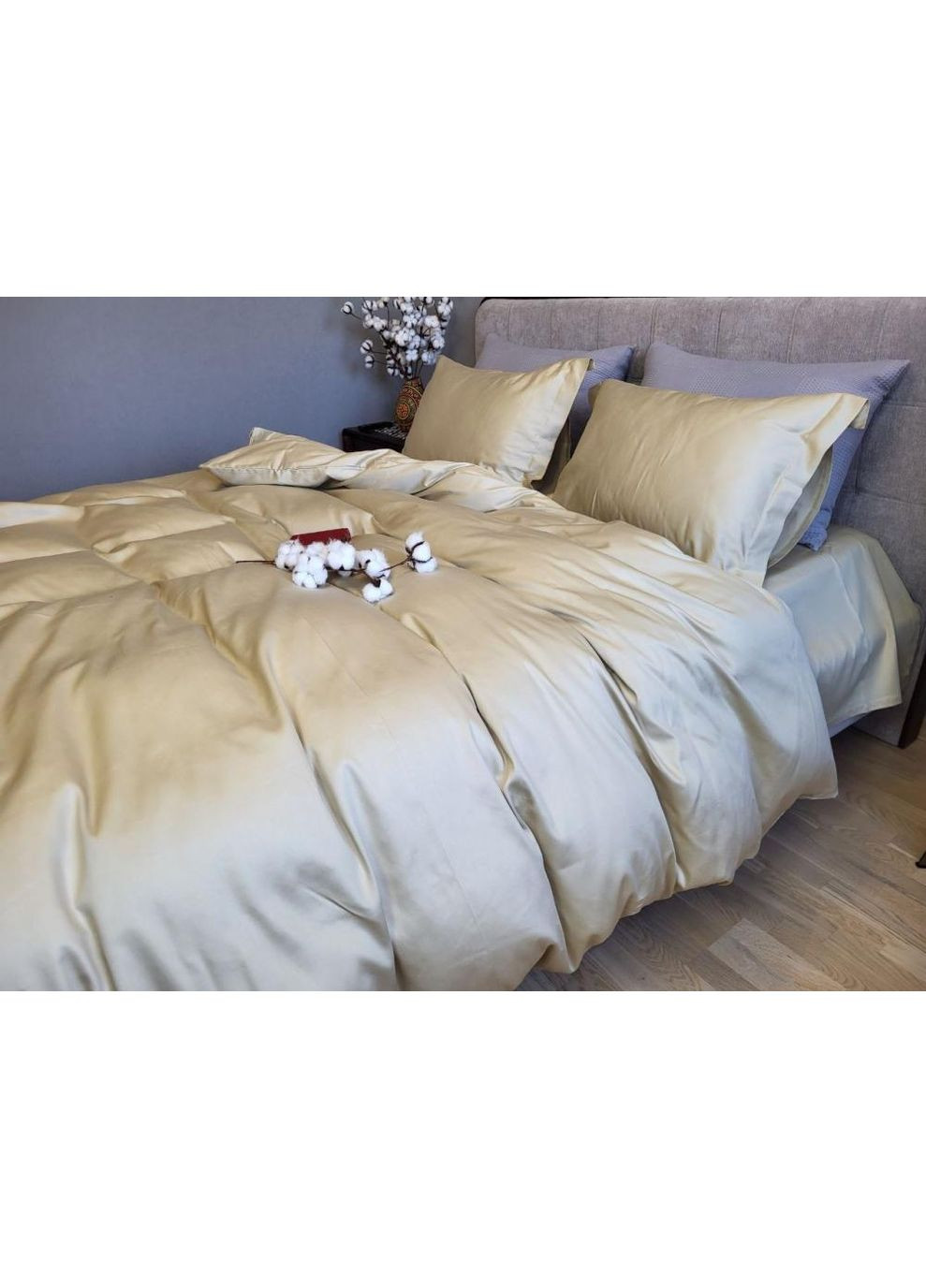 Постільна білизна Подих Ісландії, сатин PREMIUM Евро розмір, наволочки 50/70 No Brand (364220202)