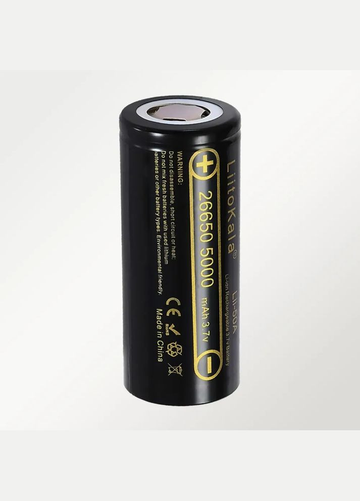 Аккумулятор Lii50A Li-ion 3.7В 5000mAh INR 26650 LiitoKala (311198730)