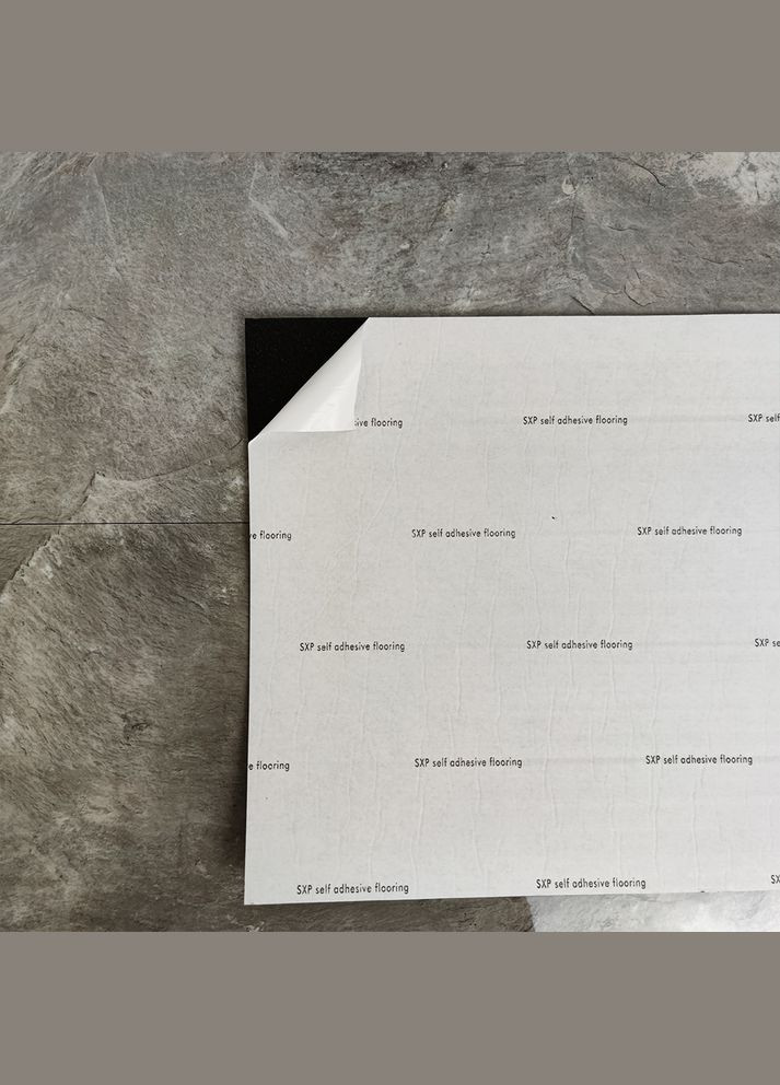 Самоклеящаяся виниловая плитка серебристый мрамор 600х300х1,5мм (СВП-103-мат) 3D Loft (298400614)