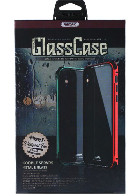 Чехолнакладка Kooble Series Apple iPhone X Red Remax (301781677)