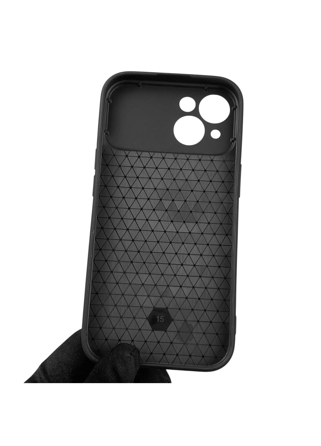 Чехол для iPhone 15 бронированный с кольцом со шторкой на айфон 15 чёрный rg1 Apple (366231635)