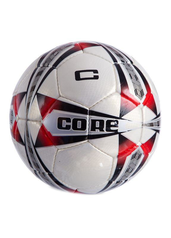 М'яч футбольний 5 Star CR-007 Біло-червоний, (57568015) Core (327219378)