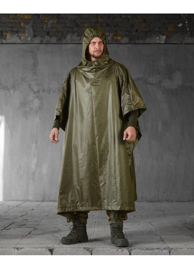 Тактичний пончо-дощовик No Brand (363187407)