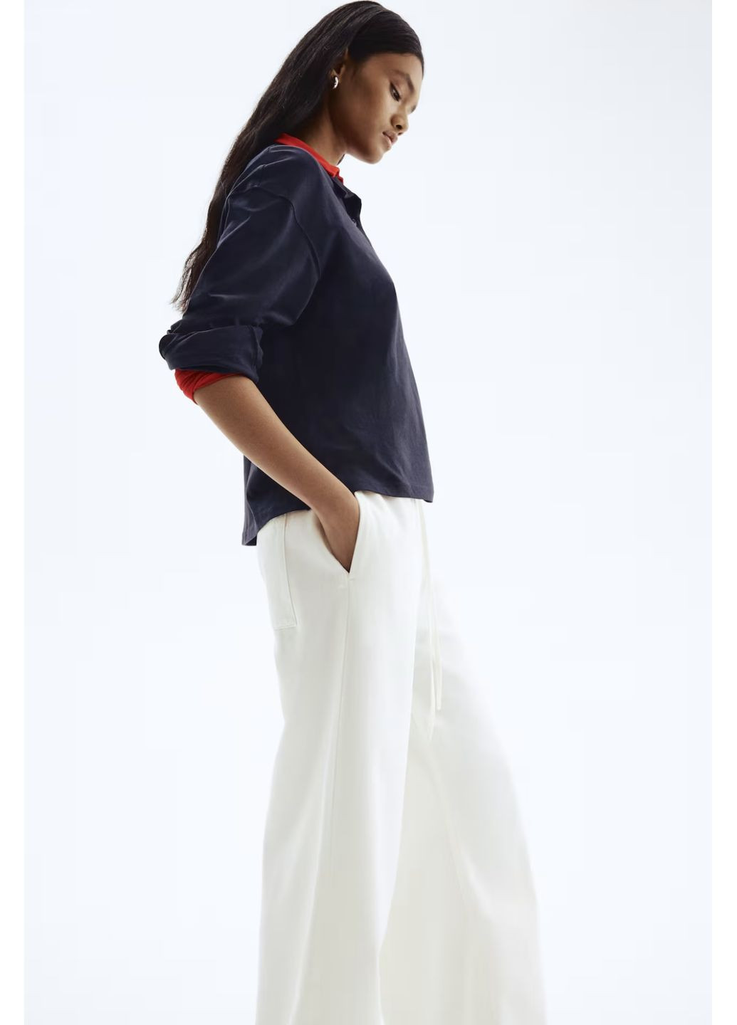 Джинсы широкого крою H&M - (366670820)