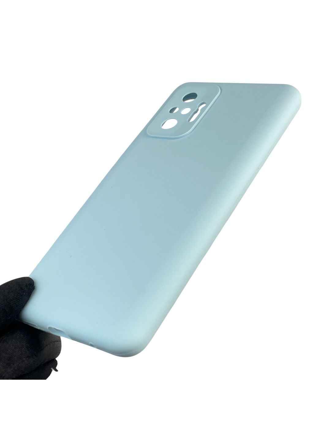Чохол для Redmi Note 10 Pro 4G силіконовий з мікрофіброю нековзний на сяомі редмі нот 10 про 4г блакитний Xiaomi (366388691)