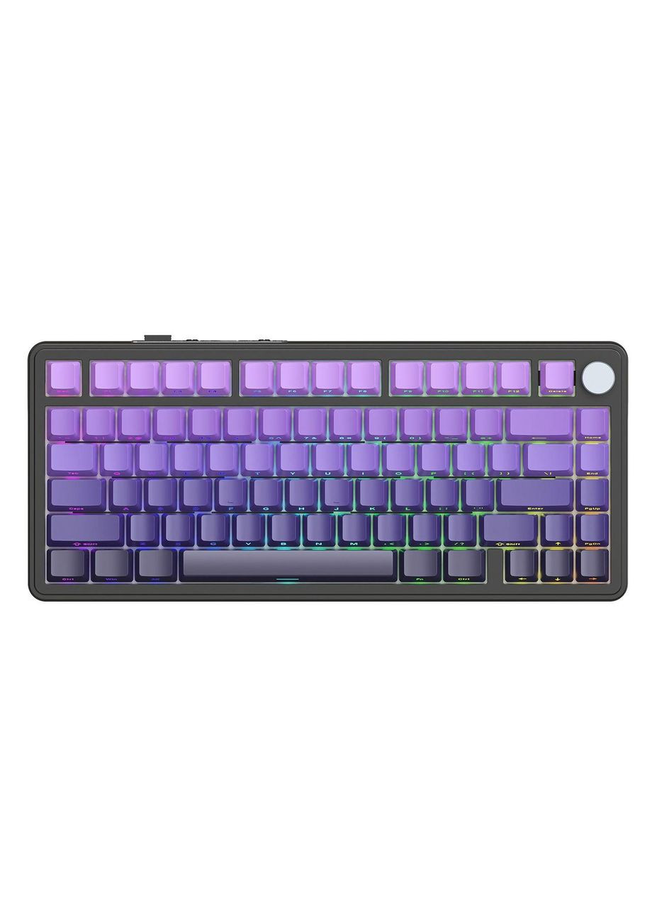 Бездротова ігрова механічна клавітура x85 Purple gradient ATTACK SHARK (370202789)
