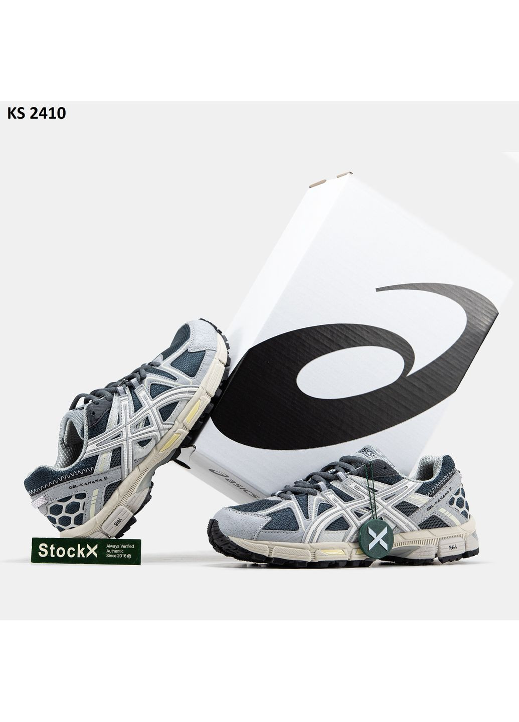 Серые демисезонные кроссовки мужские asics gel-kahana 8 gray асикс гель кахано No Brand