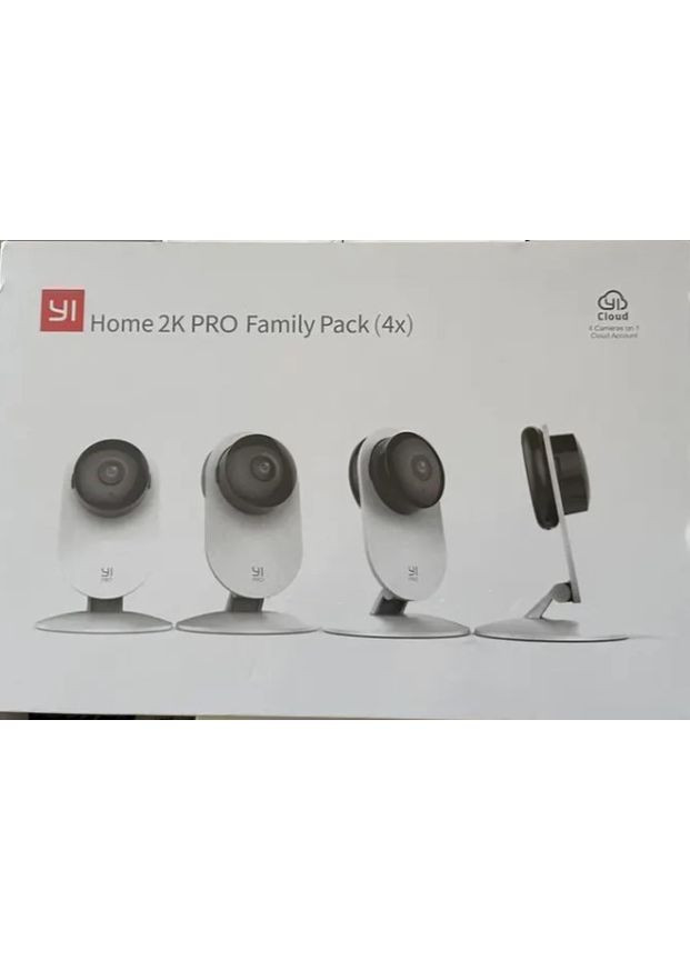Комплект з 4 камер YI Home 2K PRO White (YYS.62121) (FamilyPack) Міжнародна версія Xiaomi (362051774)