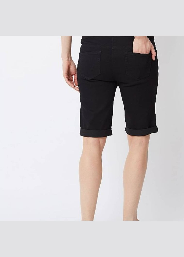 Черные джинсовые шорты для беременных, UK10 George (293246730)