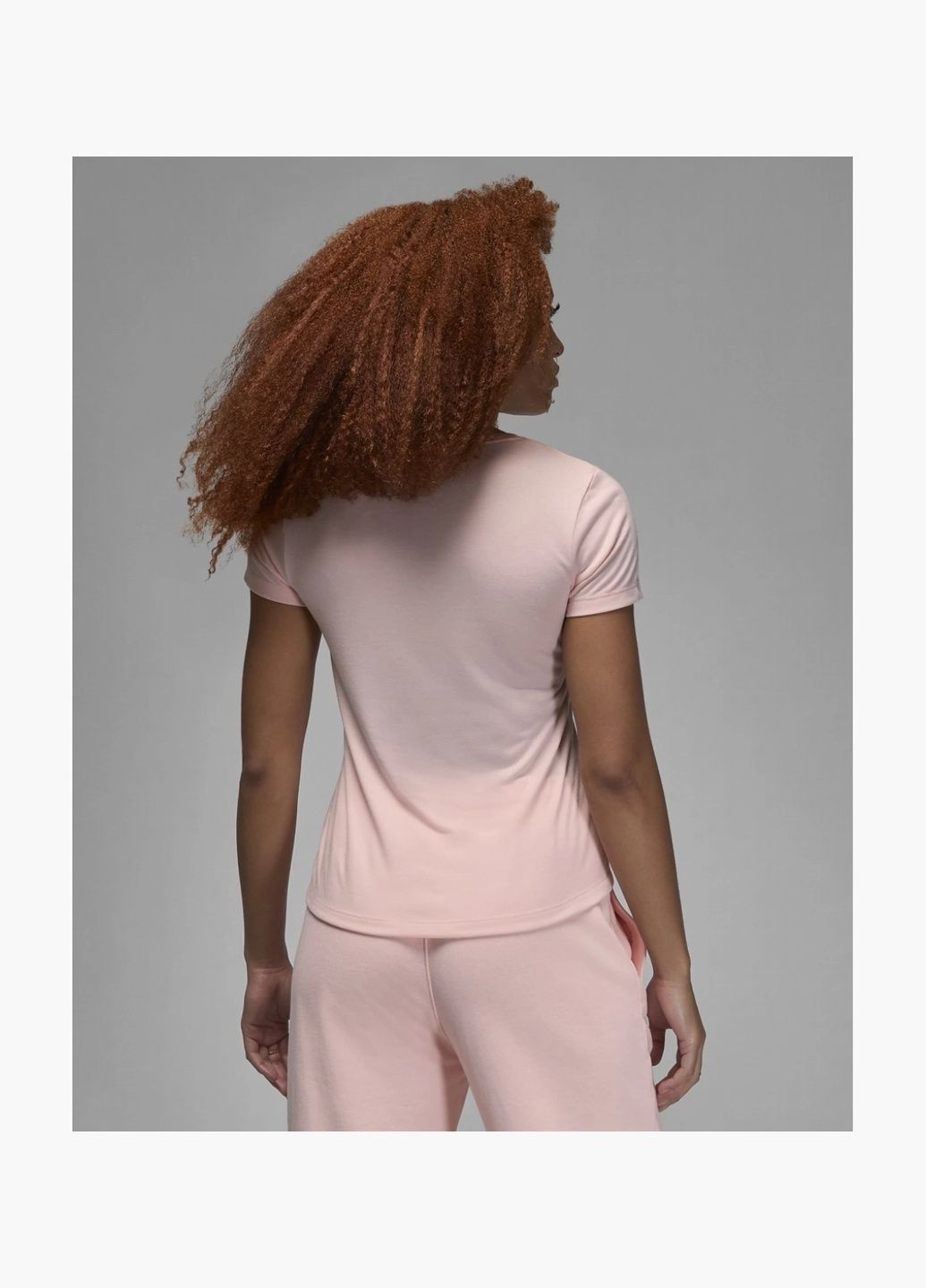 Женская футболка Slim T-Shirt Pink DZ3217-610 Air Jordan - (326784081)