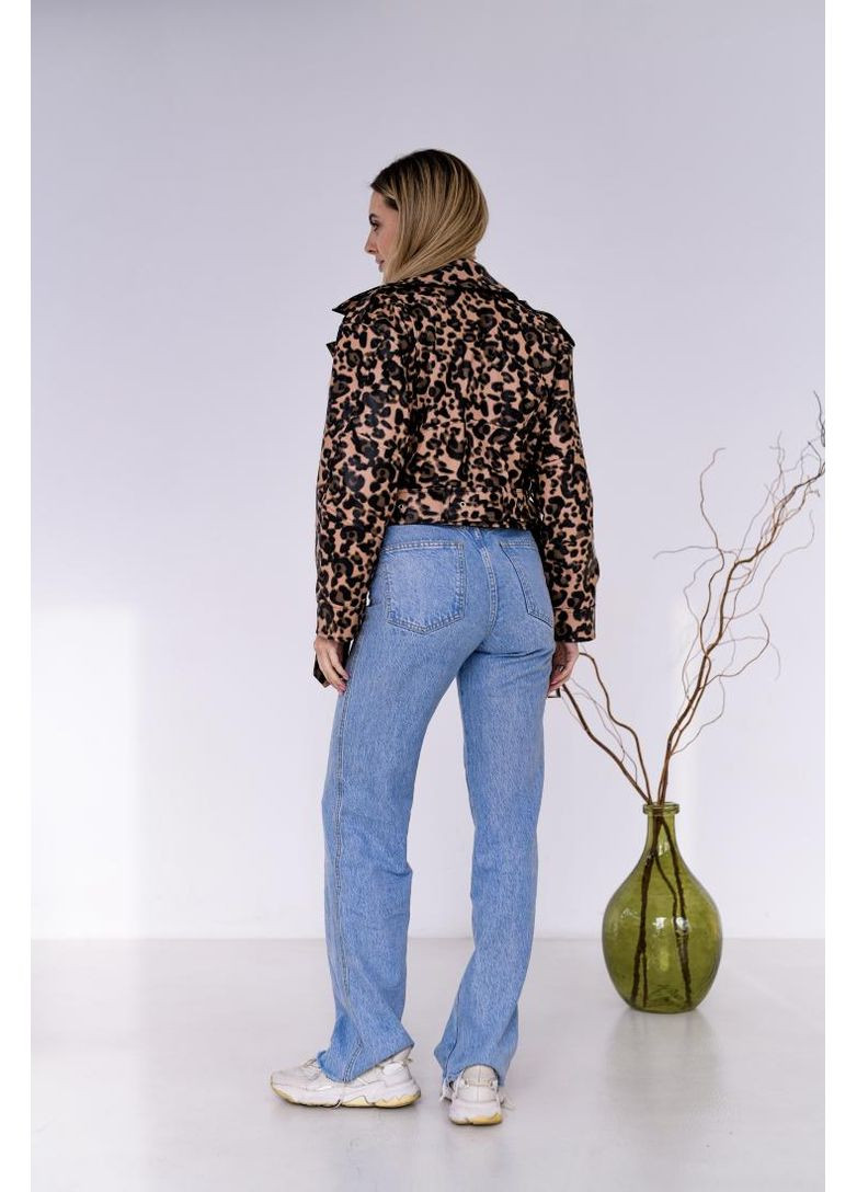 Комбинированная демисезонная женская косуха стильная модная весна осень стиль украинское производство No Brand