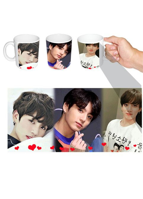 Чашка белая BTS k-pop Чонгук (z0144) No Brand (327007827)