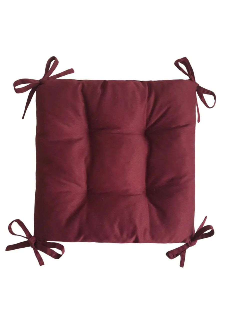 Подушка на садовые стулья и кресла см бордовый. No Brand (324832279)