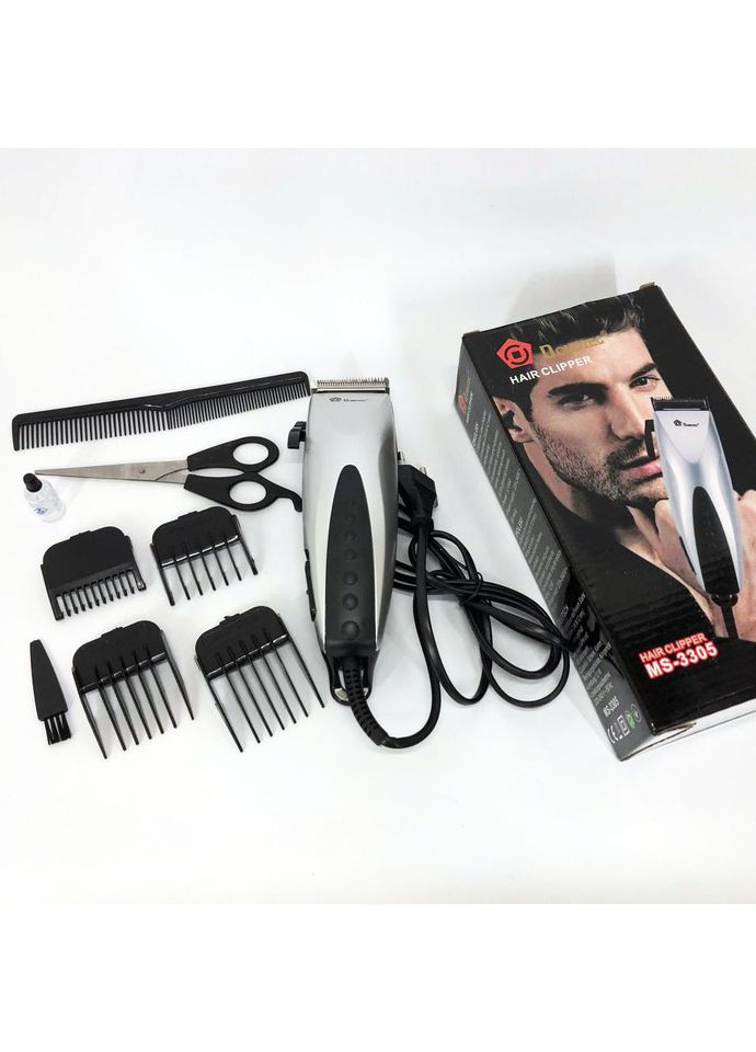 Машинка для стрижки MS-3305, Професійна електробритва, Підстригальна машинка Domotec (367860897)