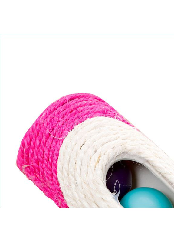 Когтеточка игрушка для кота 071111 Pink с 3 шариками 8 шт. Taotaopets (352011610)