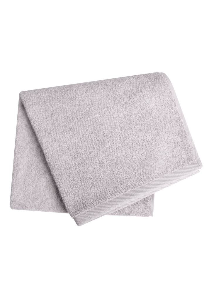 IDEIA полотенце махровое 50х90 нежность плотность 500 г/м2 серый хлопок серый производство -