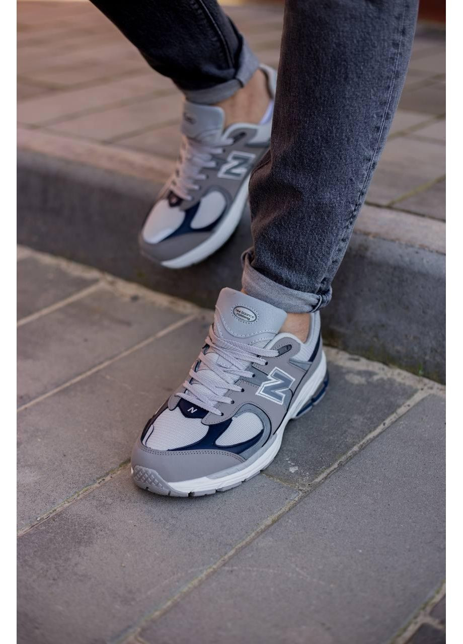 КРОСІВКИ ЖІНОЧІ NEW BALANCE 2002R GREY BLUE НЬЮ БЕЛАНС 2002R No Brand сірі демісезони (367169719)