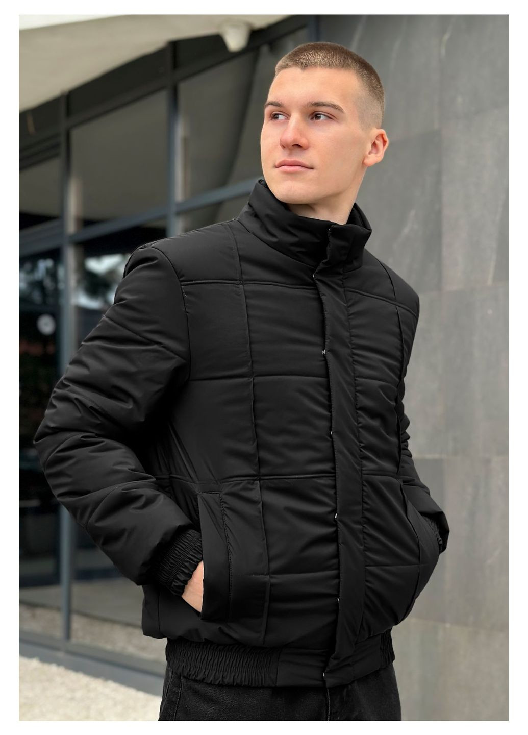 Черная демисезонная стильная кофта No Brand