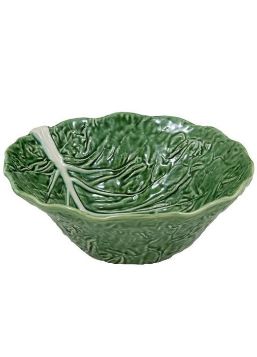 Салатник Cabbage 3500мл Керамічний салатник для сервірування їжі посуд для столу Bordallo Pinheiro (368991350)