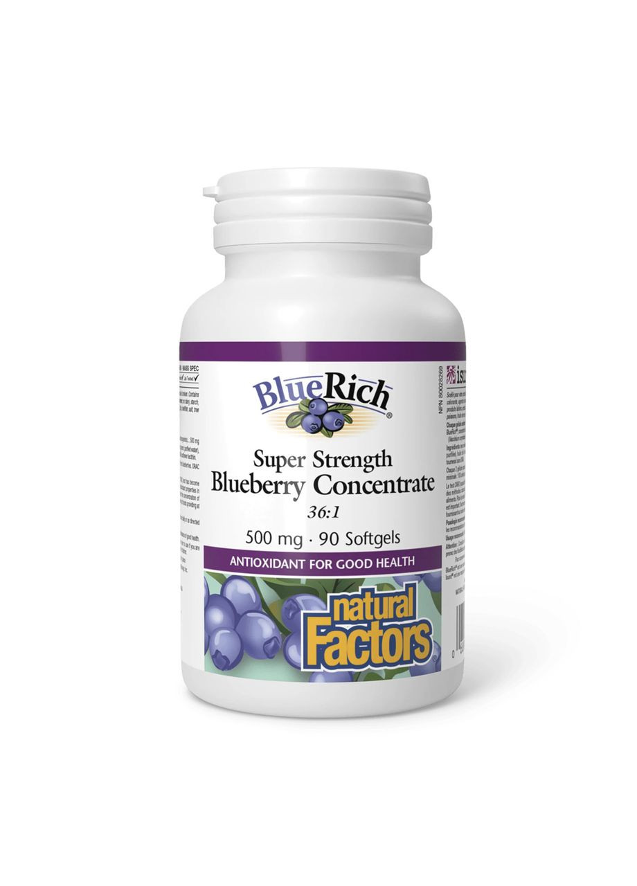 BlueRich 500mg - 90 softgels Natural Factors (369398187)