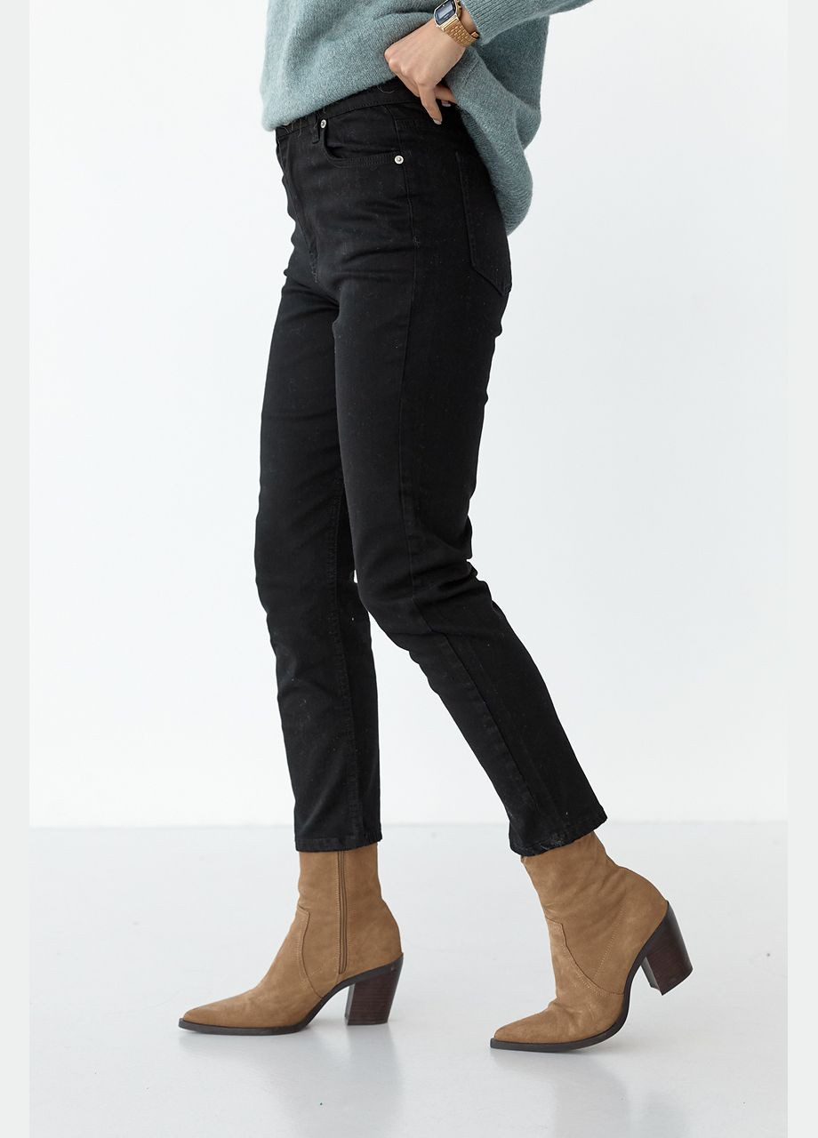 Женские базовые джинсы мом 597 Lurex - (292252869)