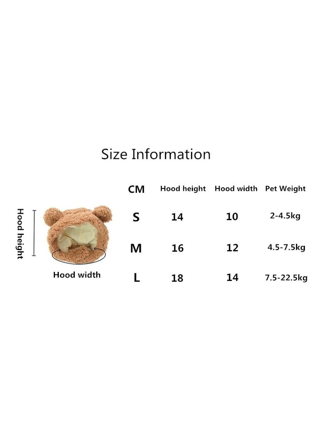 Шапка с ушками для кошек и собак Pink Pet Weight 2-4.5 kg Xtep (319664464)