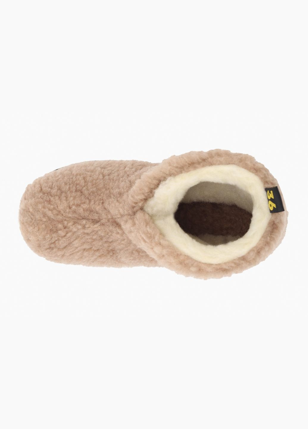 Бежевые тапочки-сапожки 9991 бежевый shop (2000989186250) No Brand