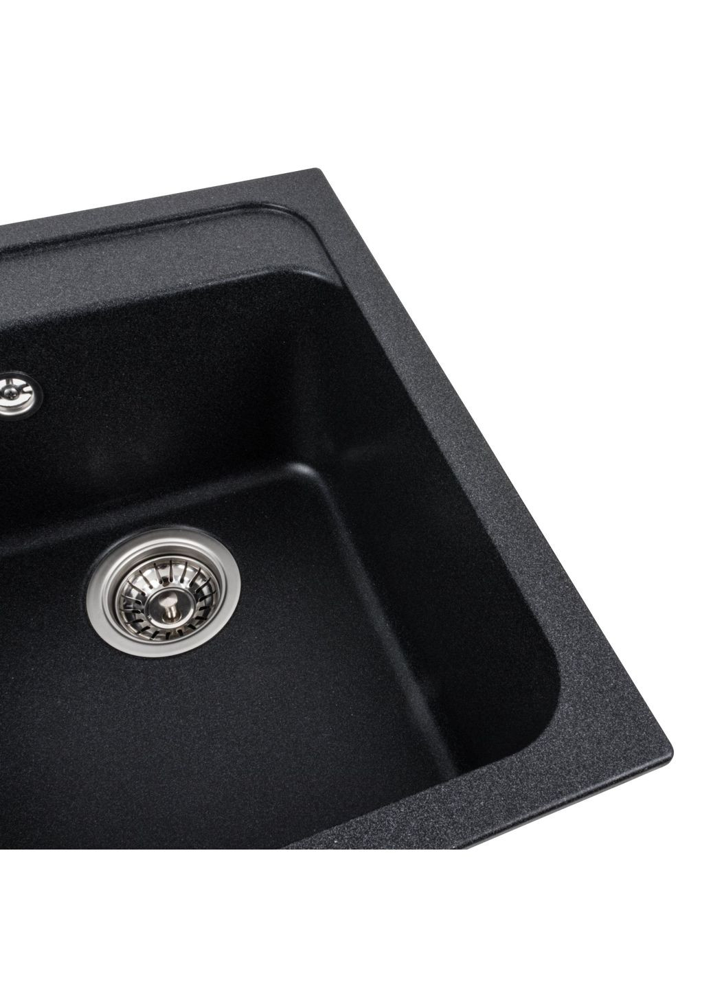 Гранитная мойка для кухни 4050 KORRADO матовая Карбон Valeso (358059864)