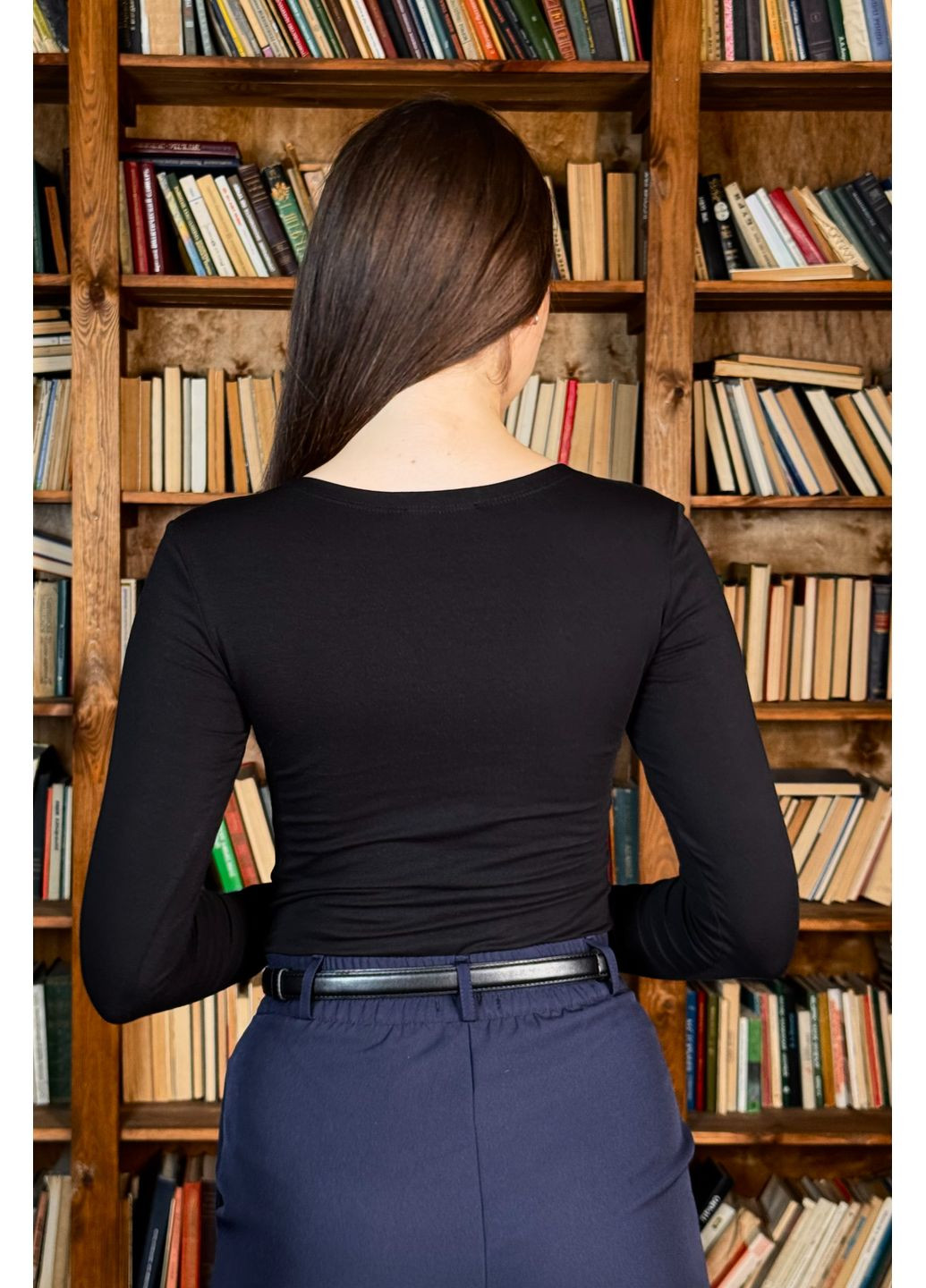 Боді з круглим вирізом на грудях CHICLY (358498163)