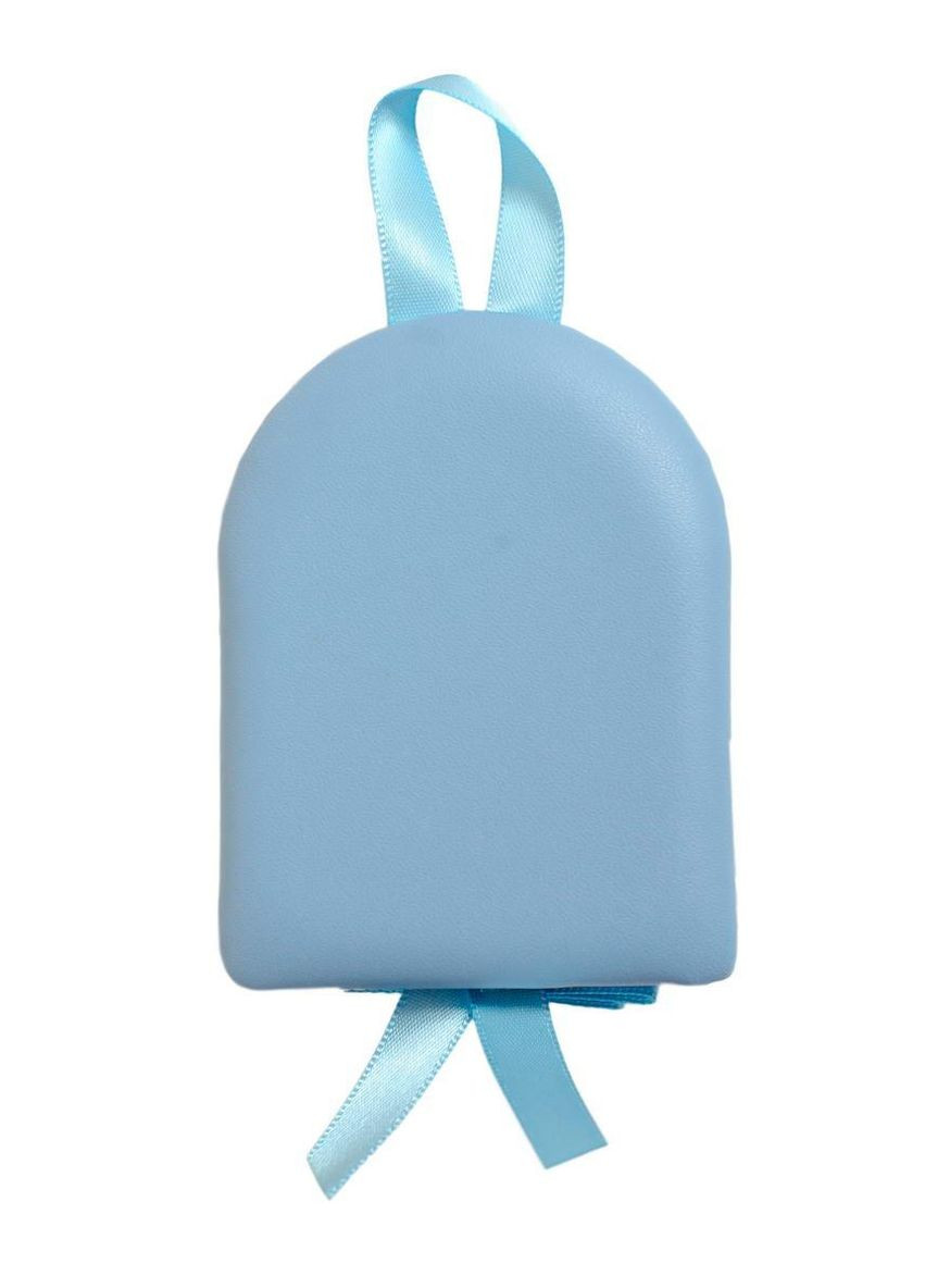 Срібна дитяча іконка 7х9см на синій подушечці Prince Silvero (266265821)