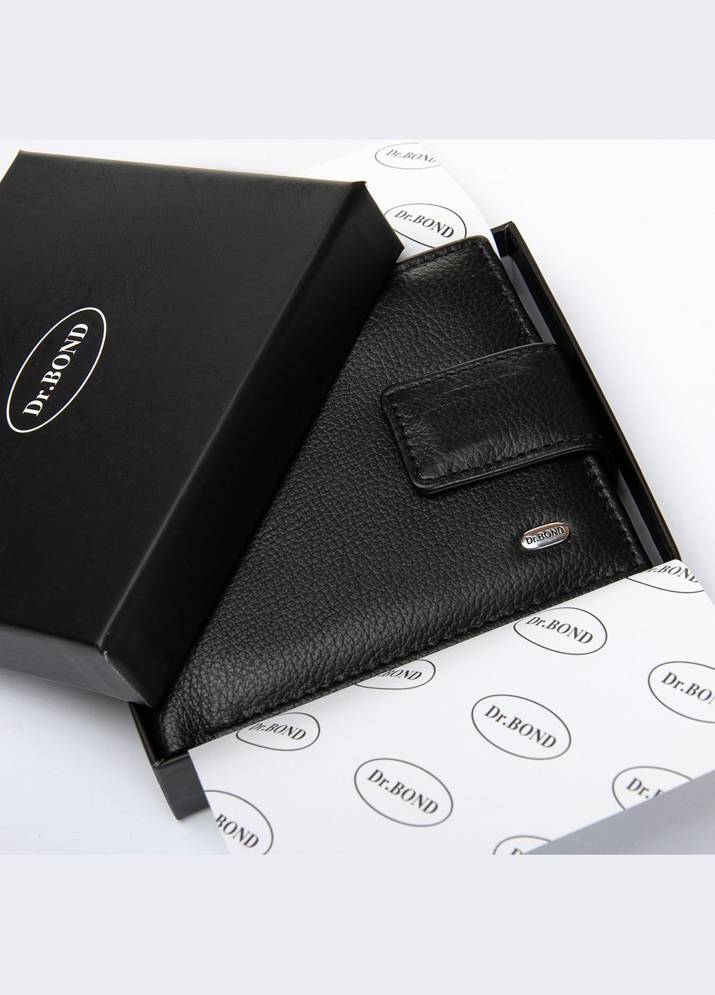Мужской кожаный кошелек на магните Dr. Bond MS-27CK (317638787)