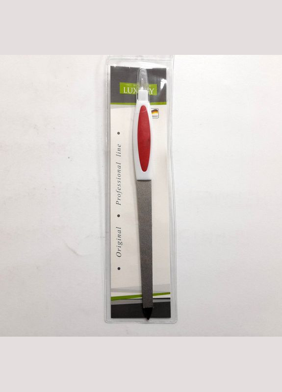 Пилка для нігтів сапфірова з тримером для кутикули 19,5 см NF-38 Beauty LUXURY (367986144)