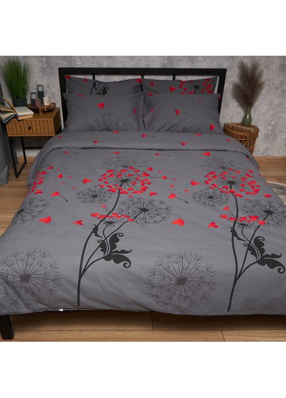 Комплект постельного белья Бязь Gold Люкс Семейные 143х210х2 наволочки 2х70х70 (MS-820009127) Moon&Star Dandelion Lov (356116166)