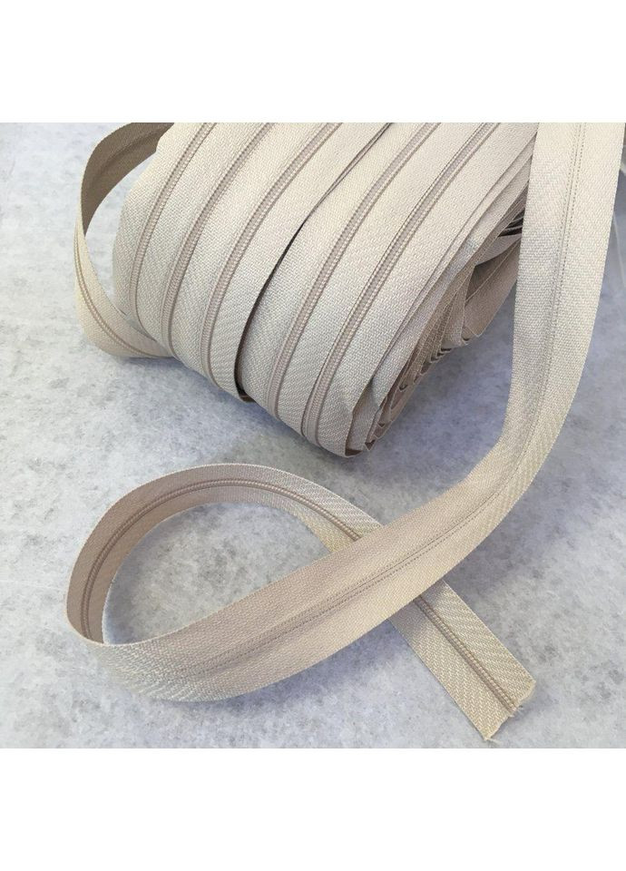 Рулонная молния типа "Спираль" Т-3 (200м.), светло-бежевая YKK (354797598)