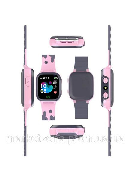 Дитячий смарт годинник Z1 з сім картою відстеженням українською мовою для дівчинки рожевий Smart Baby Watch (334314615)