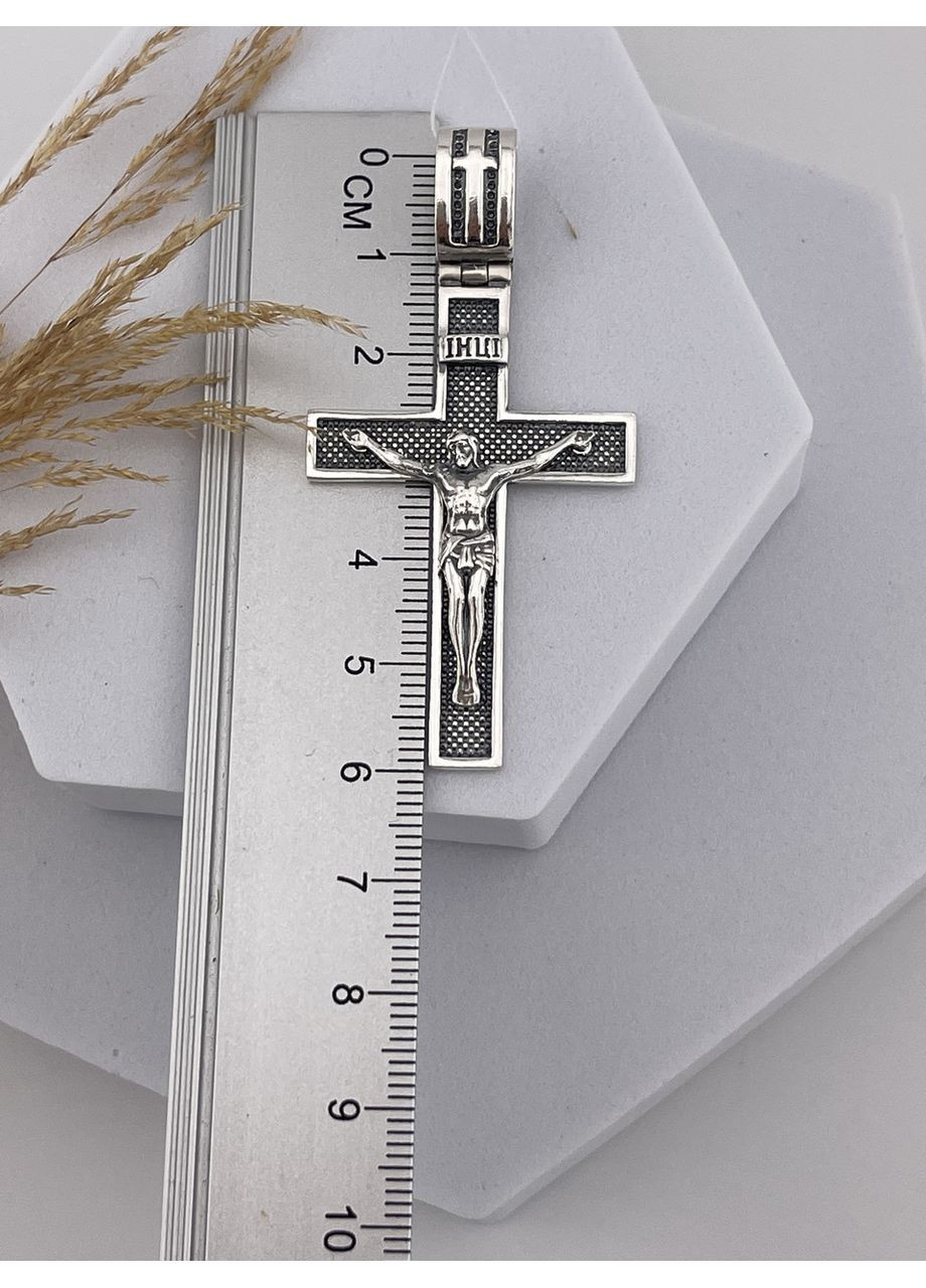 Мужской серебряный крестик No Brand (324221989)