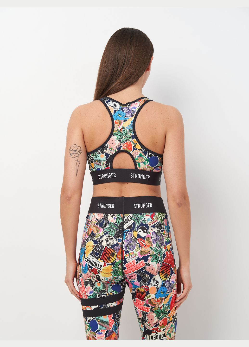 Спортивный топ в принт Stronger (322826472)