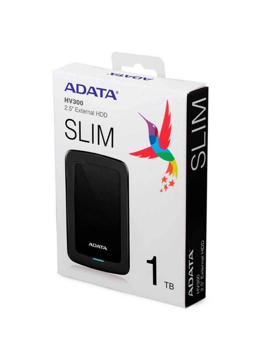 Зовнішній жорсткий диск PHD External 2.5'' USB 3.2 Gen. 1 DashDrive Durable HV300 1TB Black ADATA DashDrive HV300 (349826675)