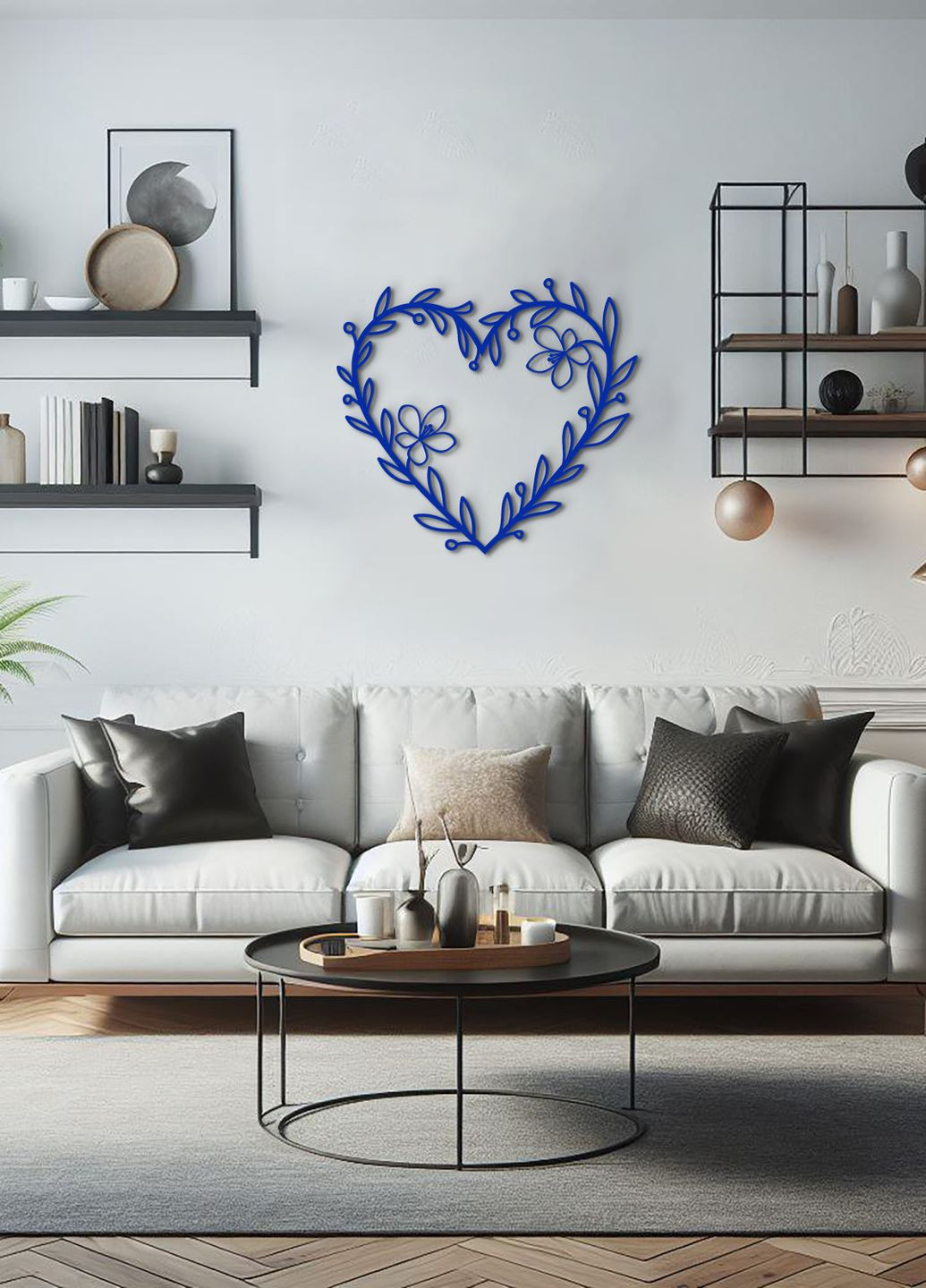 Настінний декор для дому, картина лофт "Закоханість серце", декоративне панно 35х40 см Woodyard (292112454)