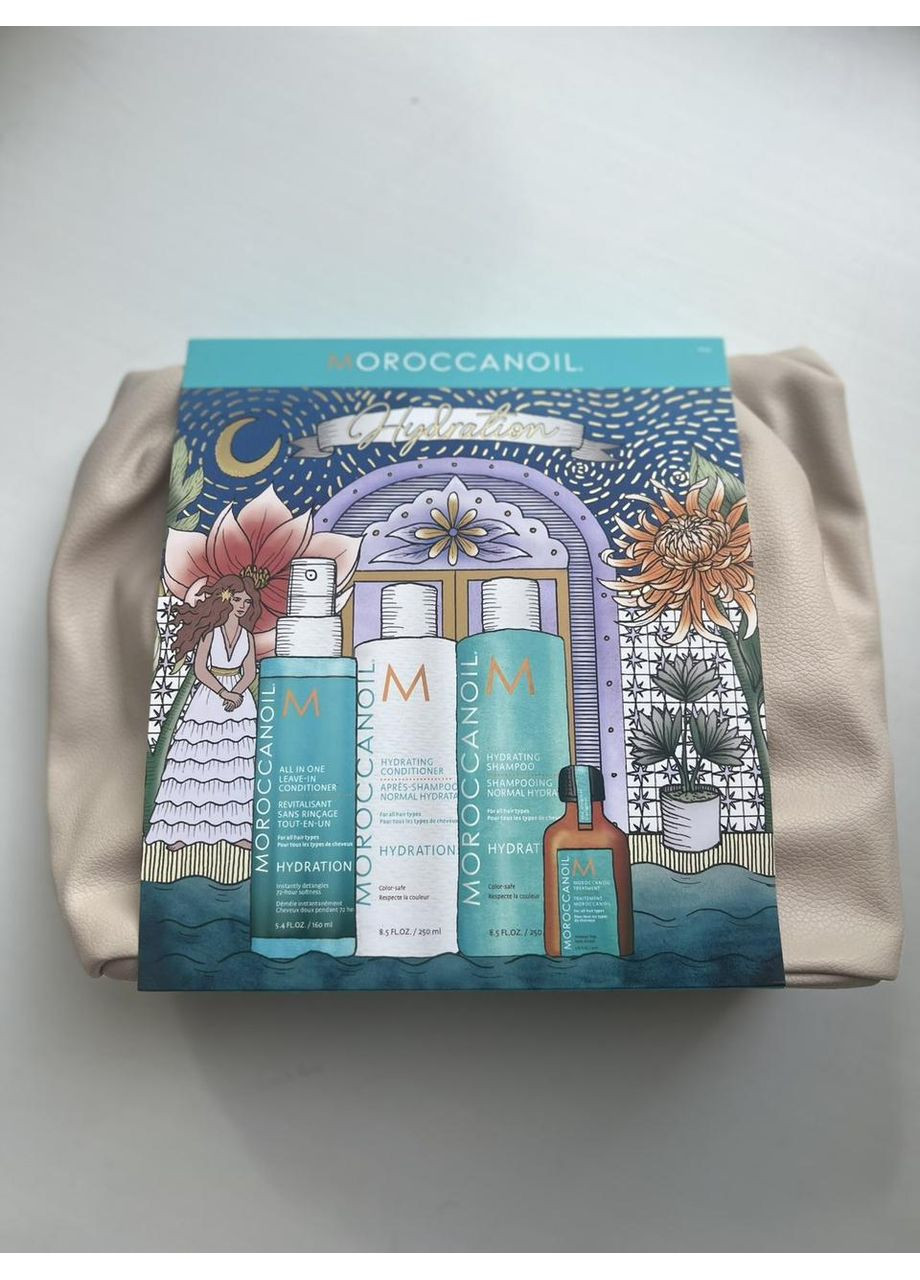 Набір для глибокого зволоження волосся Hydration Set+Косметичка у подарунок! Moroccanoil (361072169)
