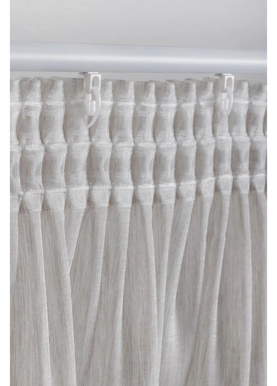 Лляна тюль 3,5м х від 2,5м до 3м HYGG (370598694)